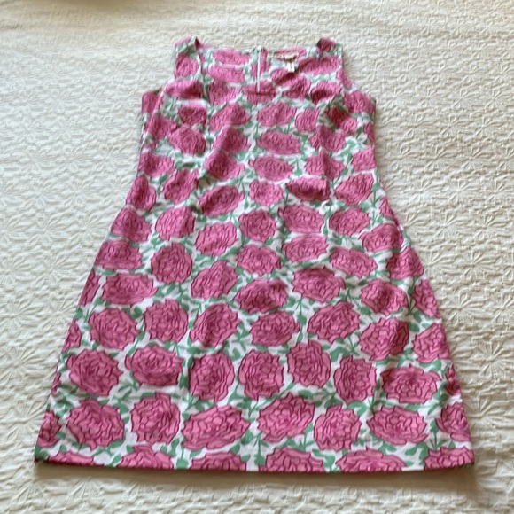 Super cute size 4 pink peony sleeveless dress by Hatley Resort. - Picture 9 of 16